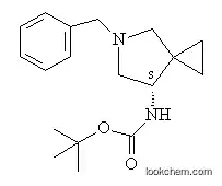 Molecular Structure of 144282-37-1 (Carbamic acid, [(7S)-5-(phenylmethyl)-5-azaspiro[2.4]hept-7-yl]-, 1,1-dimethylethyl ester)